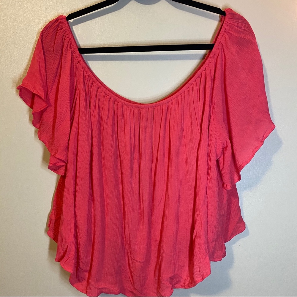 🌿 2 for $15: Forever 21 Flowy Crop Top Blouse